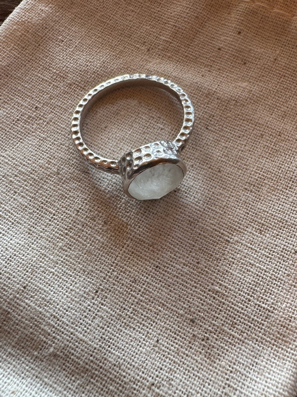 Moonstone ring